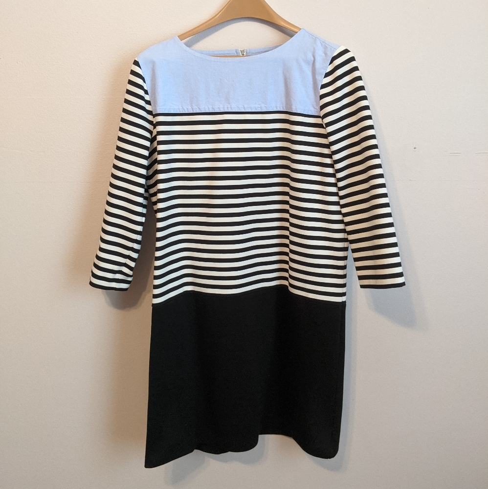 Ann Taylor Loft Stripped Dress Size Large